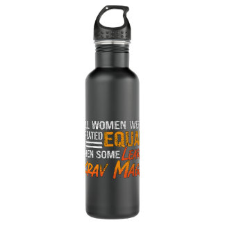 Bouteille D'eau Toutes Les Femmes Étaient Noirs Ceinture Militaire