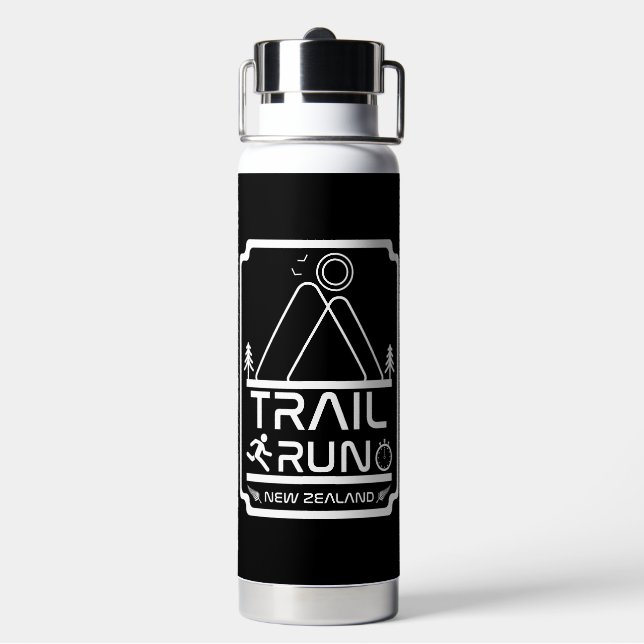Bouteille D'eau Trail Running Nouvelle-Zélande (Arrière)