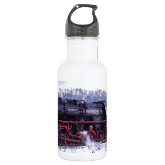 Bouteille D'eau train à vapeur voie ferrée locomotive gare