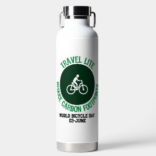 Bouteille D'eau Travel Lite, Réduire les empreintes carbone.w