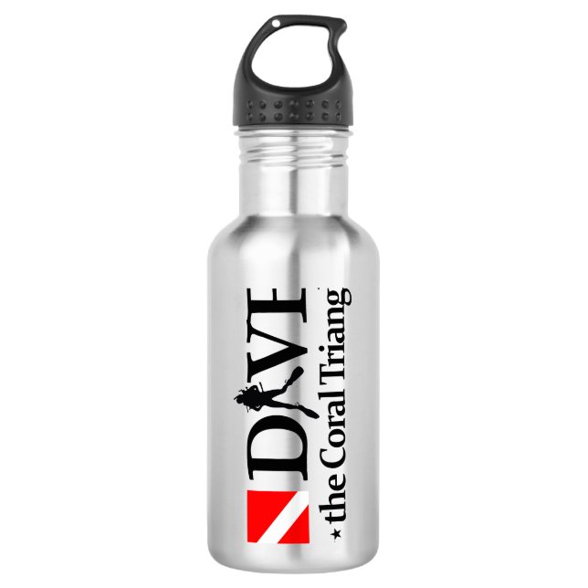 Bouteille D'eau Triangle de corail DV4 (Devant)