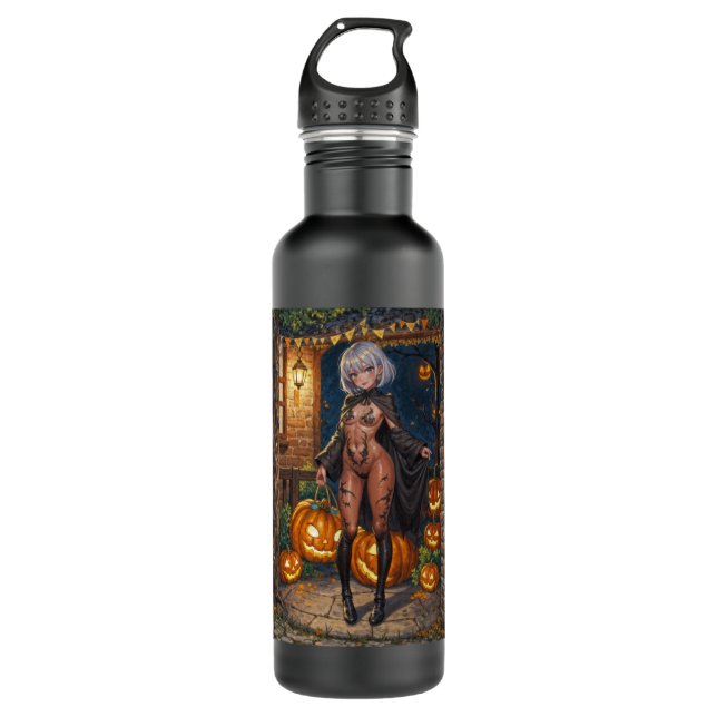 Bouteille D'eau Trick ou le traitement, Brave Halloween Costume Gi (Devant)