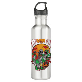 Bouteille D'eau Trick Rawr Treat Spooky Halloween Dinosaur