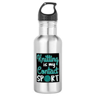 Bouteille D'eau Tricot Est Mon Contact Sport