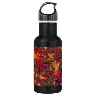 Bouteille D'eau Tripant Branches Abstraites Dazzlantes Fractales