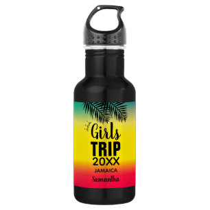 Bouteille D'eau Tropical Girls Trip, Crown Year & Name