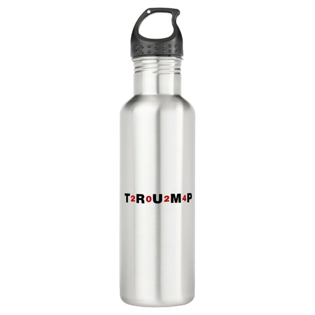Bouteille D'eau Trump 2024 Rouge (Devant)