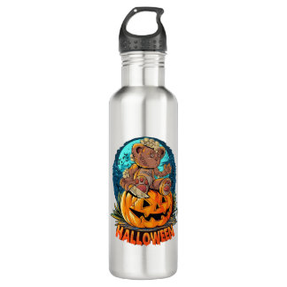 Bouteille D'eau Tueur d'ours d'Halloween