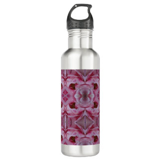 Bouteille D'eau Tulipe rose Ikat aussi