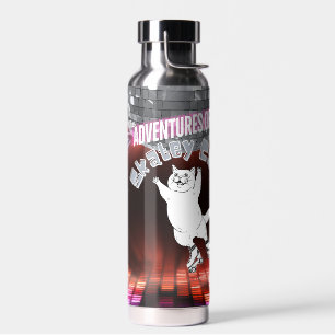 Bouteille D'eau Tumbler de chat skatey