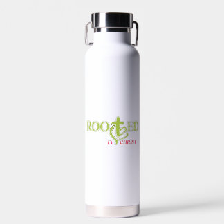 Bouteille D'eau Tumbler de foi ancré dans le Christ Citation