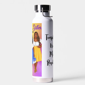 Bouteille D'eau Tumbler isolé du ministère des femmes du Temple de
