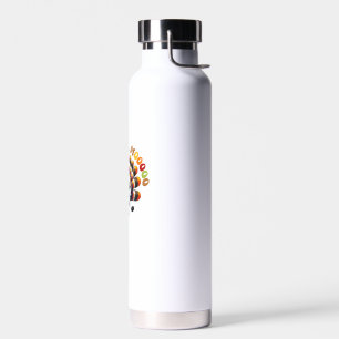 Bouteille D'eau Turquie Moo Thanksgiving Cow Turquie Humour Funny