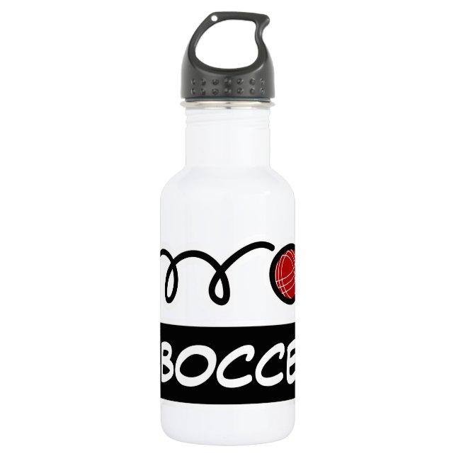 Bouteille D'eau Un cadeau personnalisé pour bocce ball (Devant)