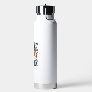 Bouteille D'eau Un design vectoriel Halloween d'un professeur effr