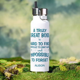 Bouteille D'eau Un mug personnalisé pour un véritable grand patron