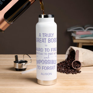 Bouteille D'eau Un mug personnalisé pour un véritable grand patron