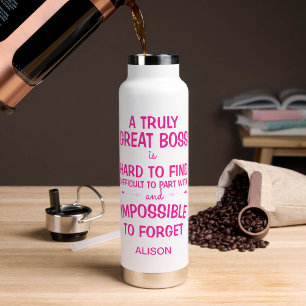 Bouteille D'eau Un mug personnalisé pour un véritable grand patron