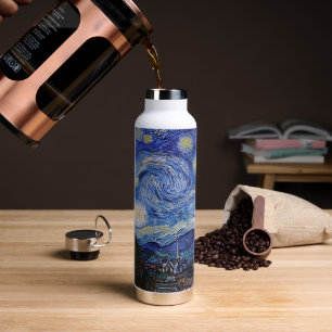 Bouteille D'eau Une nuit étoilée : Saint Remy par Vincent Van Gogh
