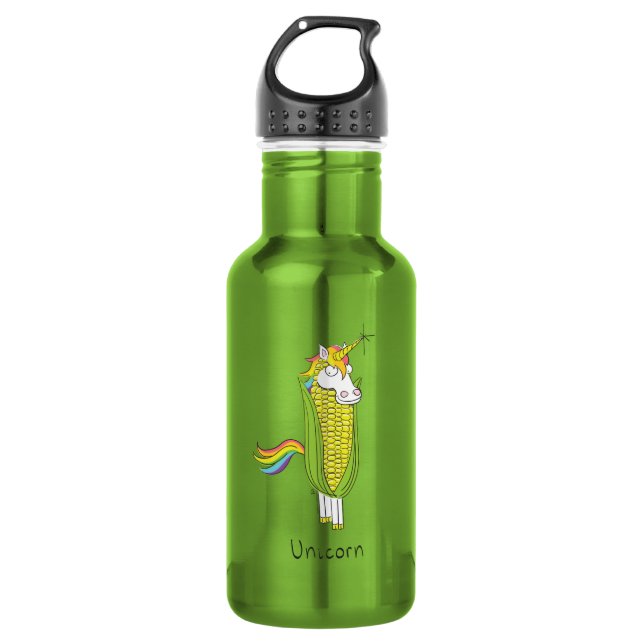 Bouteille D'eau Unicorn Corn Funny Kids (Devant)