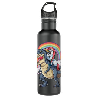Bouteille D'eau Unicorn équitation T rex Dinosaur Garçons Filles E