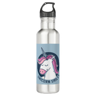 Bouteille D'eau Unicorn sourit