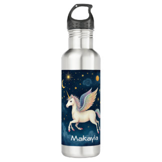 Bouteille D'eau Unicorne céleste personnalisée