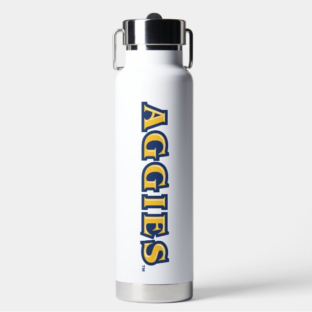 Bouteille D'eau Université d'État NCA&T | Mot-symbole Aggies (Salle de sport)
