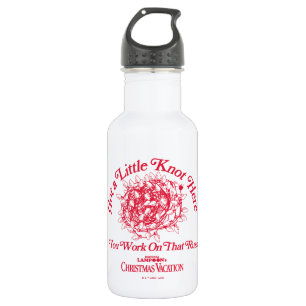 Bouteille D'eau Vacances de Noël Donnez un noeud de l'étiquett