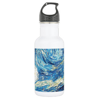 Bouteille D'eau van gogh la nuit étoilée 1889 Art Vintage