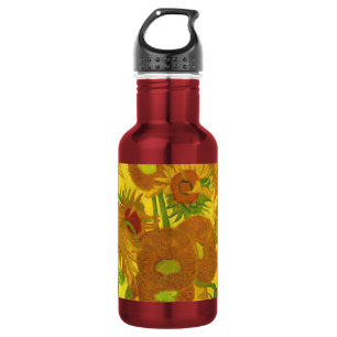 Bouteille D'eau Van Gogh Quinze Tournesols Dans Un Vase Art