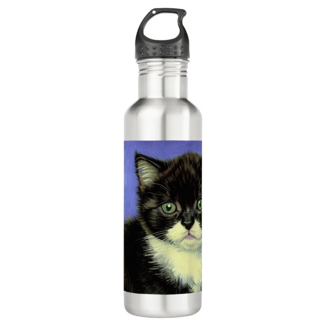 Bouteille D'eau Van Gogh Tuxedo Kitten (Devant)