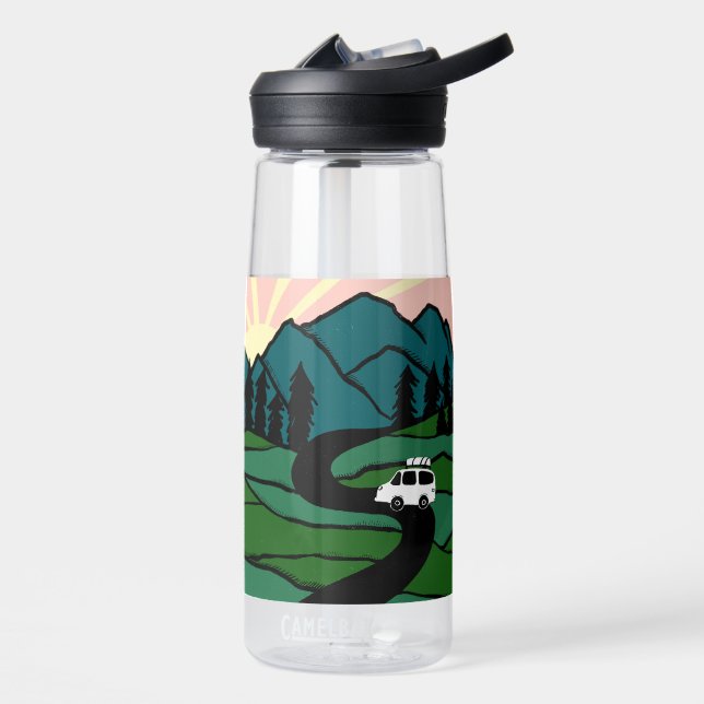 Bouteille D'eau VANLIFE Sunrise Mountain Explorez l'aventure (Gauche)