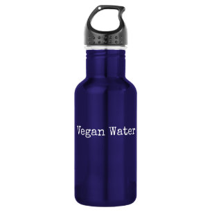 Bouteille d'eau végétalienne