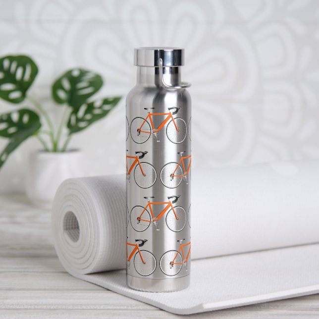 Bouteille D'eau Vélo orange (Yoga)