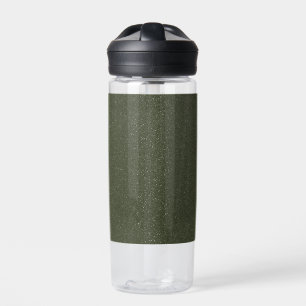Bouteille d'eau verte en mousse - personnalisable