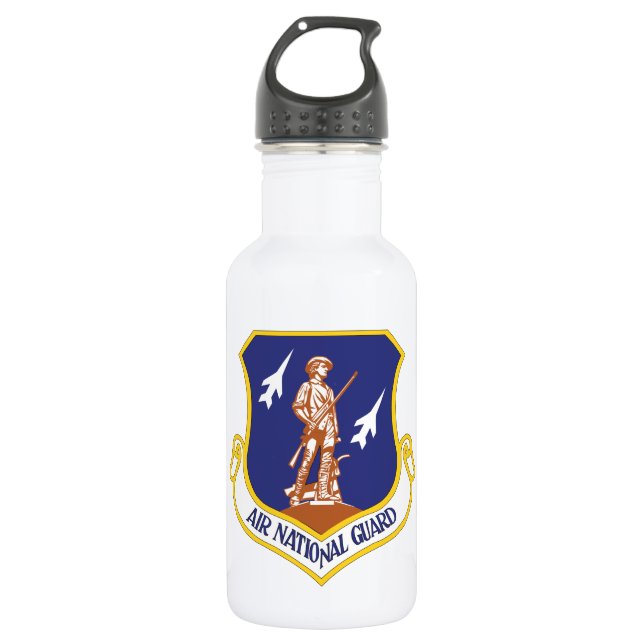 Bouteille D'eau Vétéran militaire de l'armée de l'air (Devant)