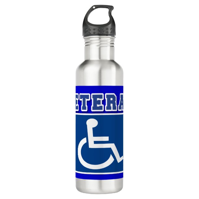 Bouteille D'eau Vétérinaire handicapé handicapé (Devant)