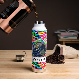 Bouteille D'eau Vibes de la Terre par Kenneth Yoncich