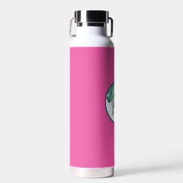 Bouteille D'eau Vibrant rose et blanc Personnalisé