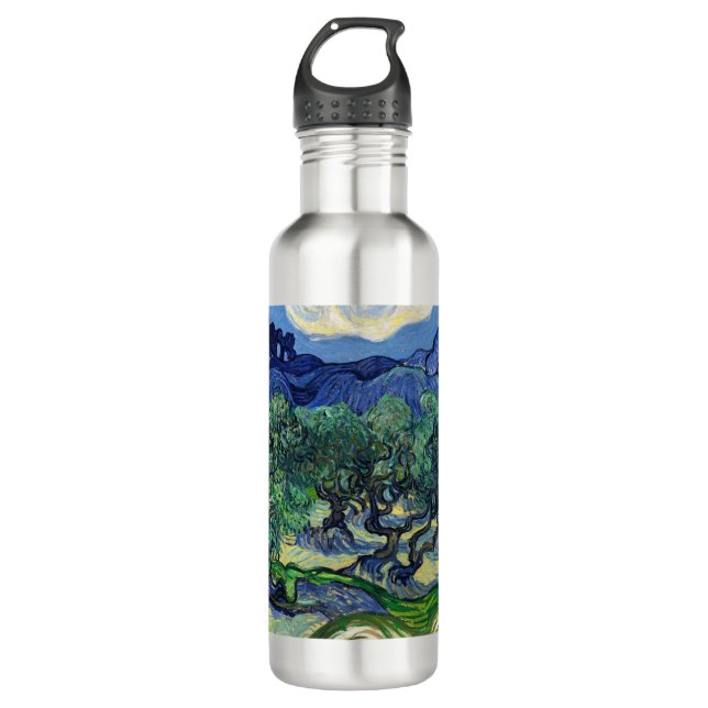 Bouteille D'eau Vincent van Gogh - Oliviers aux Alpilles (Devant)