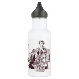 Bouteille D'eau Vintage Belle Lady boissons thé