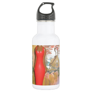 Bouteille D'eau vintage été Rouge.png