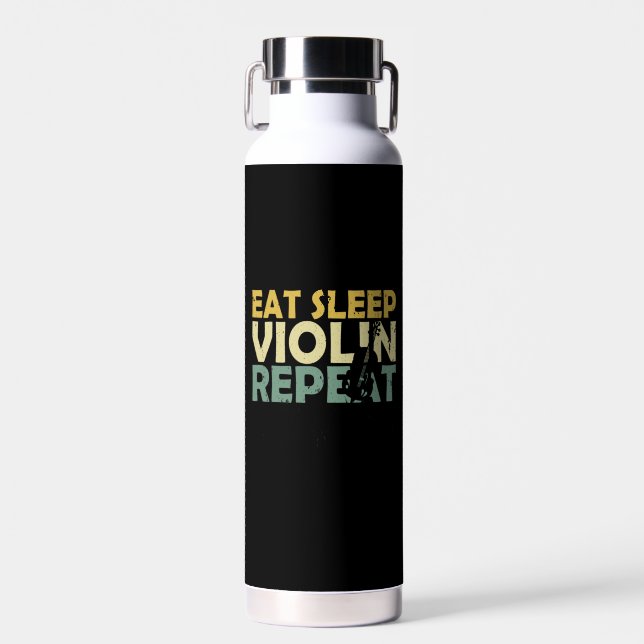 Bouteille D'eau Violon Retro (Avant)