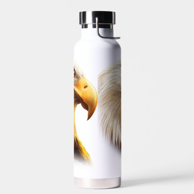 Bouteille D'eau Visage d'aigle  (Gauche)