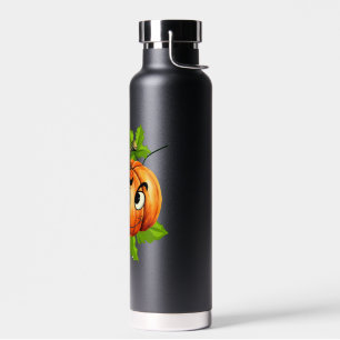 Bouteille D'eau Visage de Citrouille drôle d'Halloween