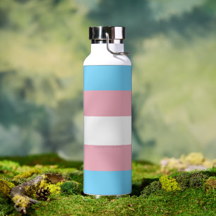Bouteille D'eau Visibilité du drapeau de fierté transgenre de Slip
