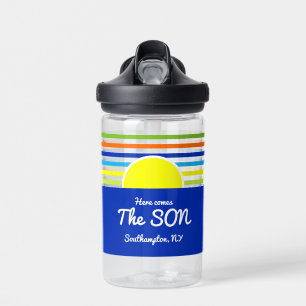 Bouteille D'eau Voici Le Fils Baby shower Jar et Favor