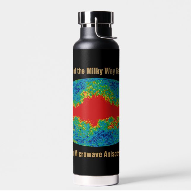 Bouteille D'eau Voile Galaxy Voie Lactée sur l'univers WMAP (Gauche)