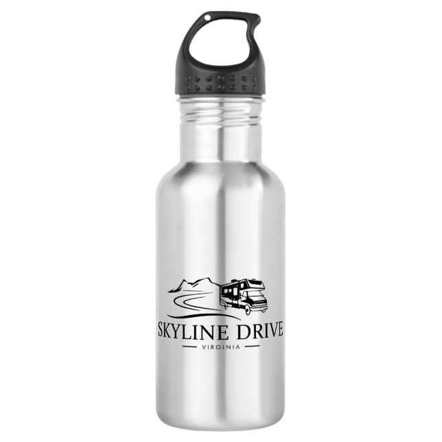 Bouteille D'eau Voiture Skyline Virginia - Véhicule récréatif (Devant)